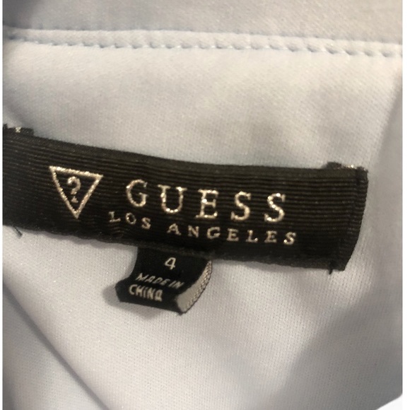 🍁Fall Sale🍁 Guess Blue & White Lace Dress - Picture 6 of 6